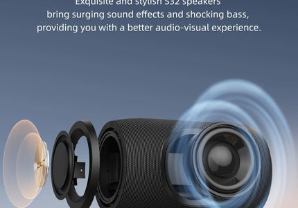 Altoparlante Bluetooth Zealot S32 portatile HIFI con radio FM e TWS
