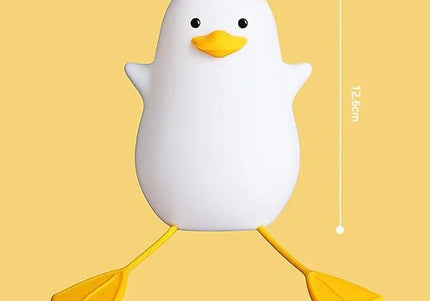 Luce notturna LED anatra in silicone, ricaricabile USB per camera bambini
