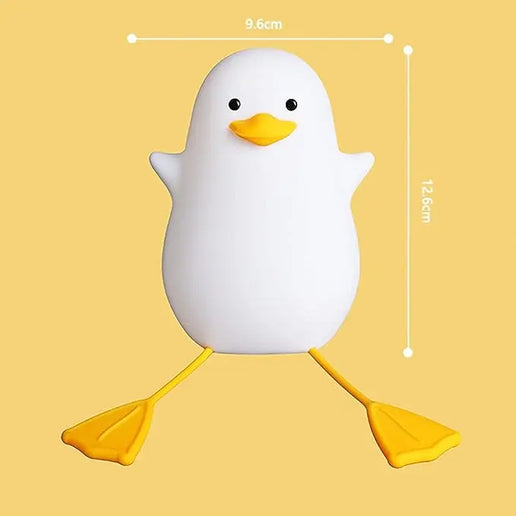 Luce notturna LED anatra in silicone, ricaricabile USB per camera bambini
