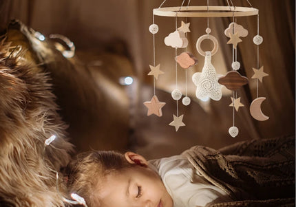 Giostrina nuvole per culla per neonati 0–12 mesi, ideale come regalo