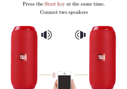 Altoparlante Bluetooth portatile con radio FM, vivavoce e bassi potenziati