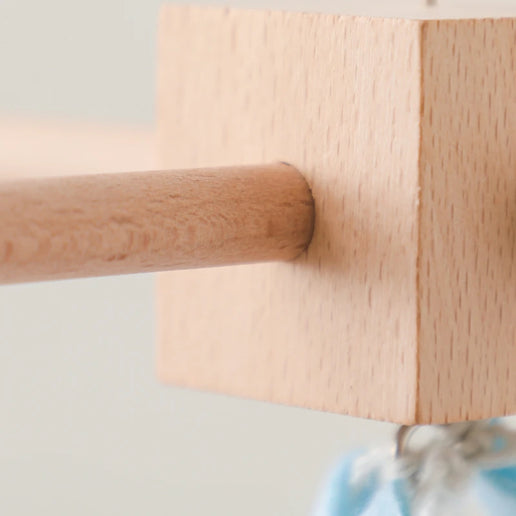 Giostrina in feltro con mongolfiera per culla – Giostrina in legno con ciondoli - Ideale per neonati come regalo bambini