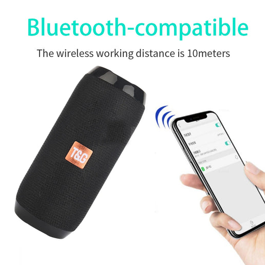 Altoparlante Bluetooth portatile con radio FM, vivavoce e bassi potenziati
