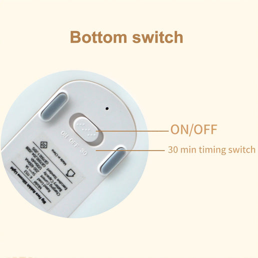 Luce notturna a LED simpatico coniglio animale cartone animato lampada in silicone dimmerabile USB ricaricabile per bambini regalo camera da letto per bambini Luce per dormire