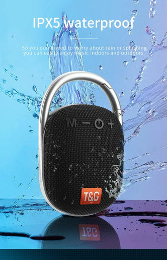 Altoparlante Bluetooth TG321 portatile impermeabile in tessuto con bassi HIFI