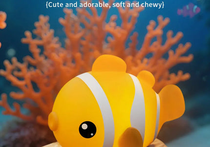 Lampada LED notturna in silicone con animali, ricaricabile e portatile per bambini