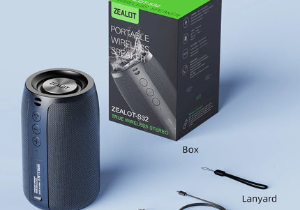 Altoparlante Bluetooth Zealot S32 portatile HIFI con radio FM e TWS