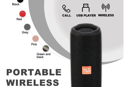 Altoparlante Bluetooth portatile con radio FM, vivavoce e bassi potenziati
