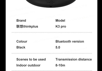Altoparlante Bluetooth Lenovo K3 Pro portatile con audio stereo surround
