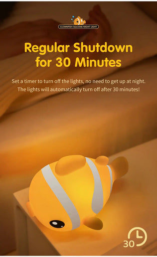 Lampada LED notturna in silicone con animali, ricaricabile e portatile per bambini