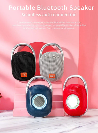 Altoparlante Bluetooth TG321 portatile impermeabile in tessuto con bassi HIFI