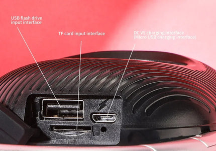 Altoparlante Bluetooth TG321 portatile impermeabile in tessuto con bassi HIFI
