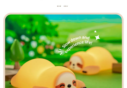 Lampada LED notturna in silicone con animali, ricaricabile e portatile per bambini
